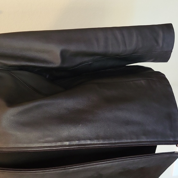 Hillard & Hanson 100% Lambskin Full Zip Fully Lined Leather Jacket w/ Pockets, M - Picture 10 of 14